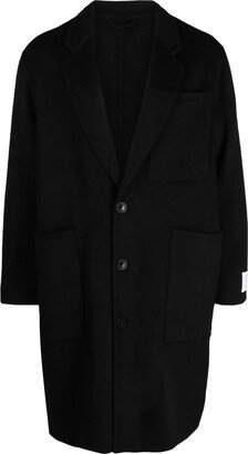 Archeology single-breasted wool coat