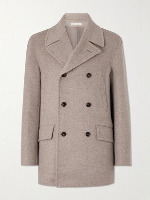 Wool and Cashmere-Blend Peacoat