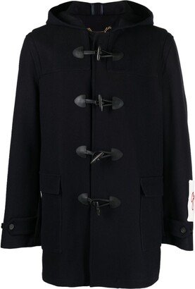 Hooded Wool-Blend Duffle Coat