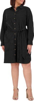 Rocca Long Sleeve Corduroy Shirtdress