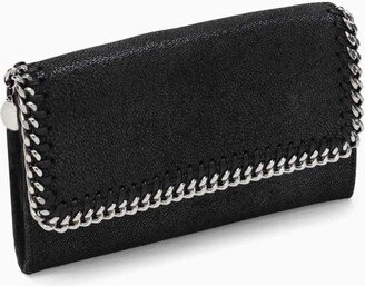 Black Falabella Continental Wallet