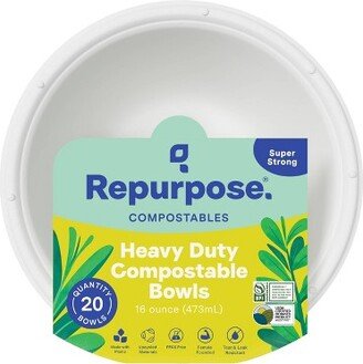 Repurpose Compostable Bowls - 20ct/16oz