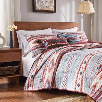 Kiva Western Native Quilt and Pillow Sham Set