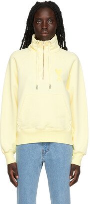 Yellow Ami de Cœur Half-Zip Sweatshirt