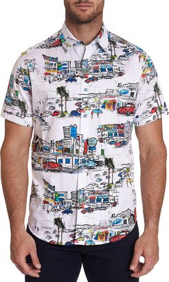 Men's Sao Paulo Art-Print Sport Shirt