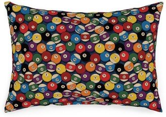 Outdoor Pillows: Billiard Bowls - Multi Outdoor Pillow, 14X20, Single Sided, Multicolor