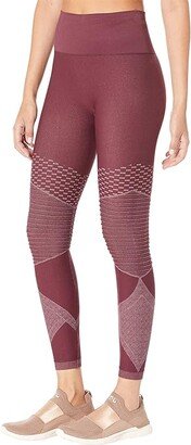 Seamless Leggings for Women Tummy Control (Wine) Women's Clothing