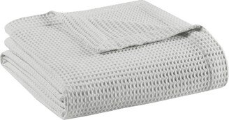 Waffle Weave Cotton Blanket, Twin