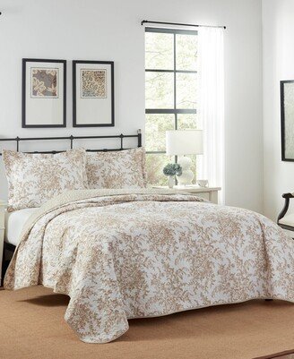 Bedford Cotton Reversible 2 Piece Quilt Set, Twin