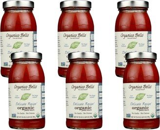 Organico Bello Organic Pasta Sauce - Case of 6/25 oz