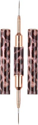 Unique Bargains Nail Art Liner Brushes Nails Gel Polish Painting Nail Art Design Brush Pen Set Nail Dotting Painting Drawing Pen Tool Leopard Print