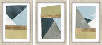 Paragon Picture Gallery Mountain View Collage Framed Art, Set of 3