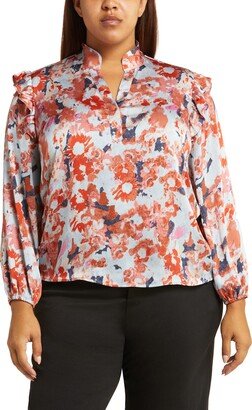 Pressed Petals Ruffle Top