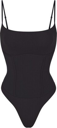 Fits Everybody Corset Cami Bodysuit | Onyx