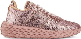 Glitter-Embellished Low-Top Sneakers-AA
