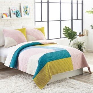 Ampersand By Modshapes Cotton Reversible Quilt Set Collection