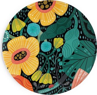 Salad Plates: Bohemian Bop - Multi Salad Plate, Multicolor