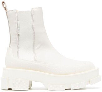 Chunky-Sole Panelled Boots-AA