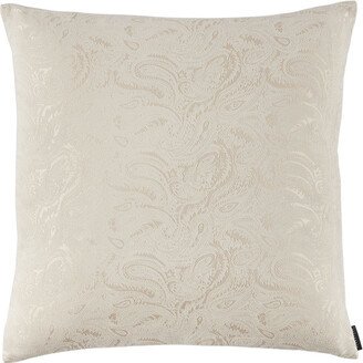 Beige Paisley Pillow