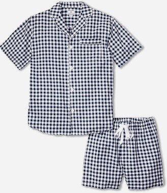 Petite Plume™ men's gingham short set