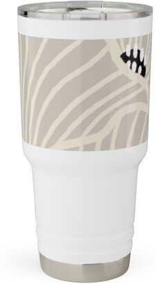 Travel Mugs: San Diego - Neutral Travel Tumbler, 30Oz, Beige