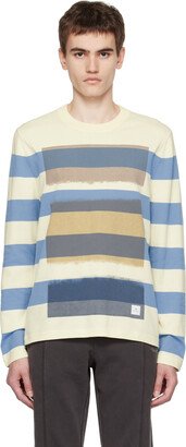 Off-White Stripe Sweater