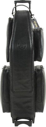 Gard Low A Baritone Saxophone Wheelie Bag 106-WBFLK Black Ultra Leather