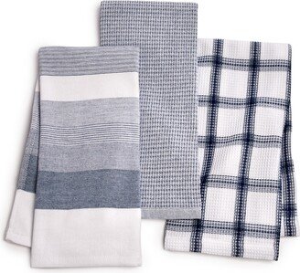 Core 3-Pc. Cotton Blue Towel Set, Created for Macy's