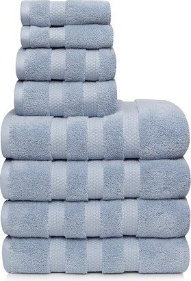 Vivendi Infinity Zero Twist 8Pc Towel Set-AA