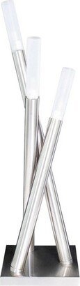 26 Icicle Desk Lamp Brushed Nickel