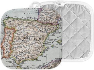 Spain Map Hot Pad - Pot Holder Airbnb Kitchen Wedding Gift