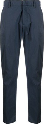 Tapered Cotton-Blend Cropped Trousers