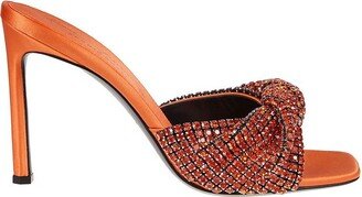 Embellished Slip-On Mules-AM