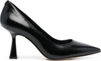 Clara 80mm leather pumps