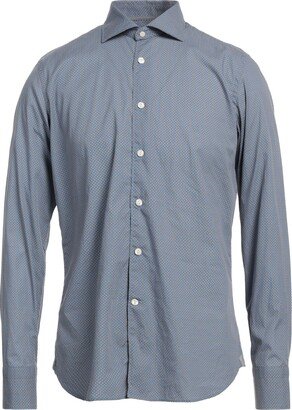 TINTORIA MATTEI 954 Shirt Slate Blue-AA