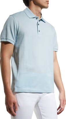 Men's Piquet Cotton Polo Shirt