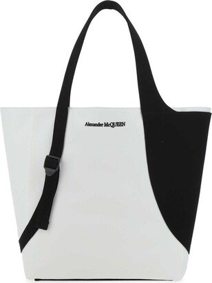 Logo Embroidered Tote Bag-AA