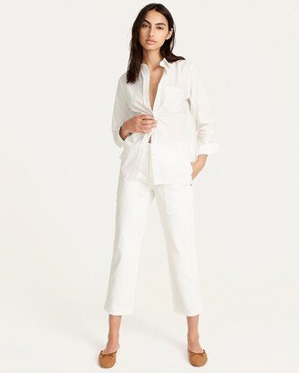 Petite classic-fit crisp cotton poplin shirt