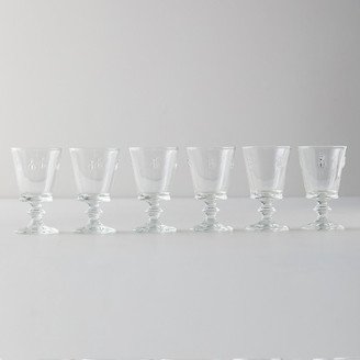 Bee Wine Glasses, Set of 6-AA