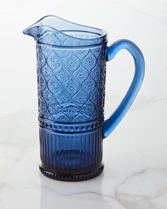 Blue Claro Pitcher