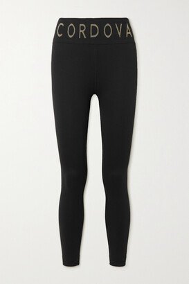 Ribbed Thermal Leggings - Black