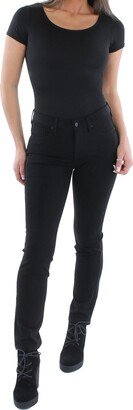 Sheri Womens Ponte Slim Pants