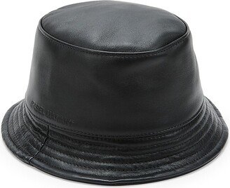 Leather Bucket Hat-AA