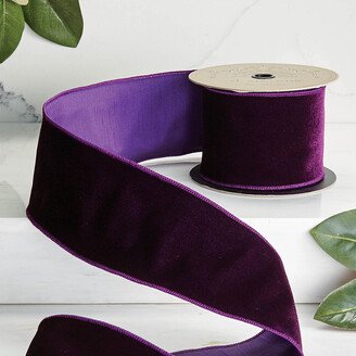 Lenox Aubergine Velvet Ribbon