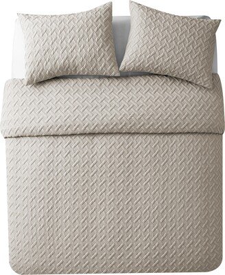 Nina Embossed Comforter Set