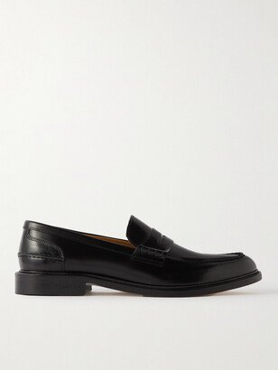 VINNY's Townee Polished-Leather Penny Loafers
