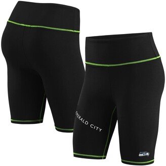 Wear by Erin Andrews Women's Black Seattle Seahawks Bike Shorts