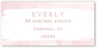 Address Labels: Watercolor Cross Girl Address Label, Pink, Address Label, Matte