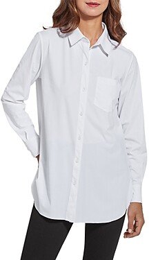 Schiffer Long Sleeve Button Down Top