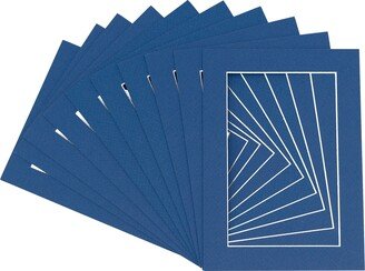 PosterPalooza 13x19 Mat for 16x20 Frame - Precut Mat Board Acid-Free Royal Blue 13x19 Photo Matte For a 16x20 Picture Frame